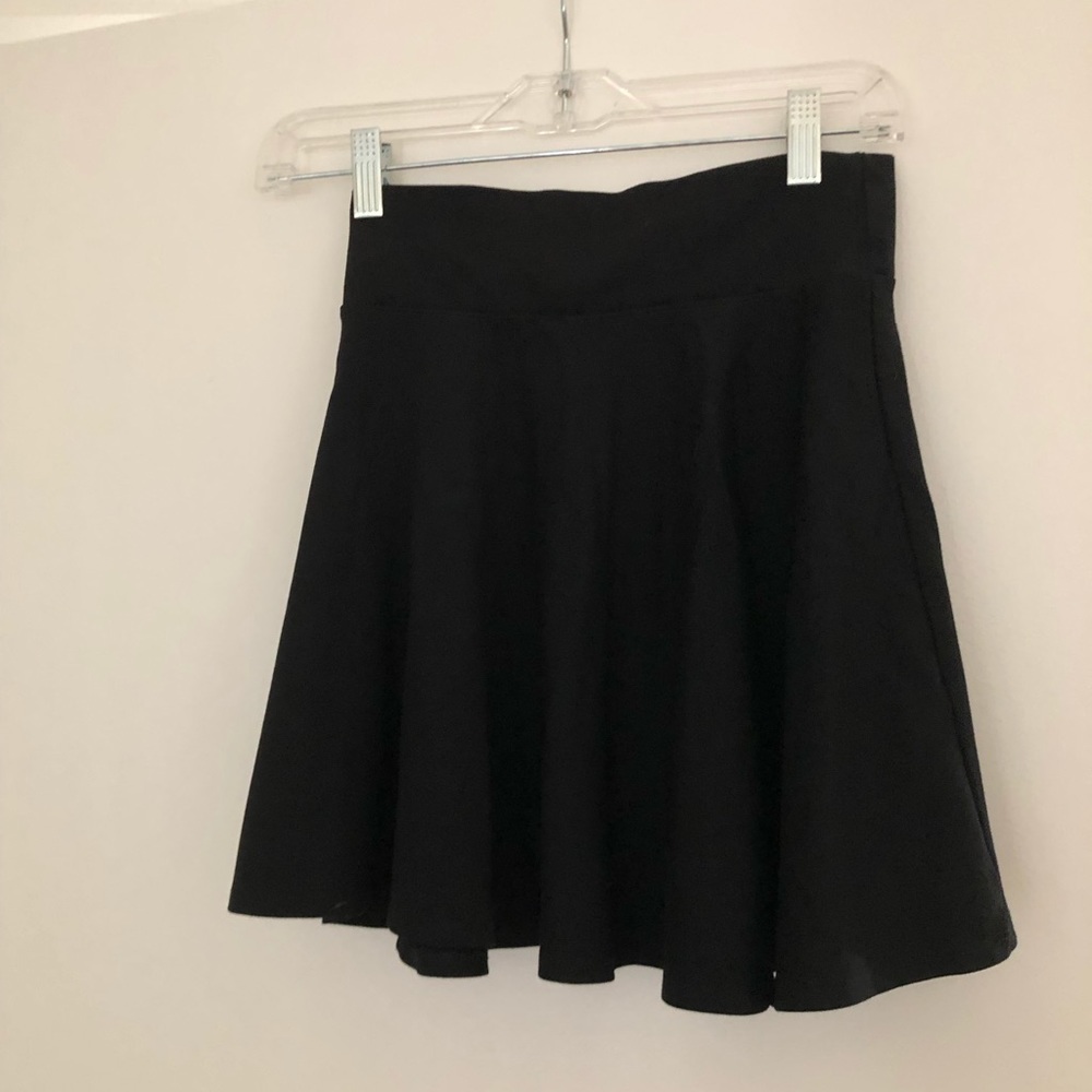 Classic black skater skirt